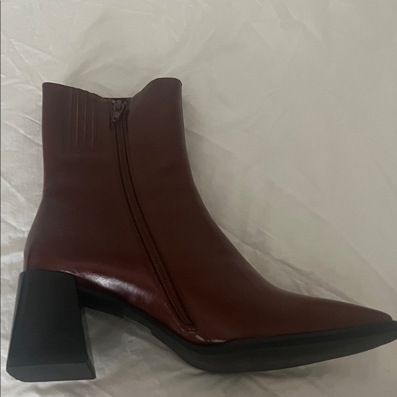 Jeffrey Campbell Brown Leather Boots - Picture 2 of 5